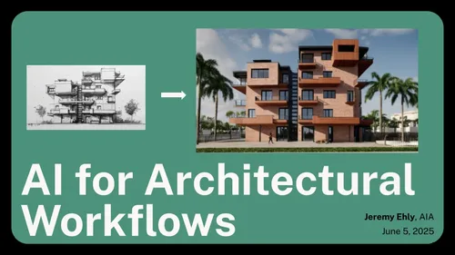 AI for Architectural Workflows workshop title slide