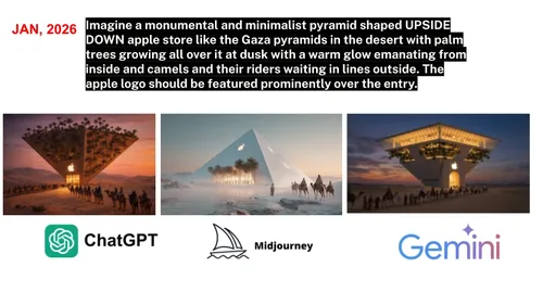 Follow-up prompt study inverting the pyramid concept across the same three tools