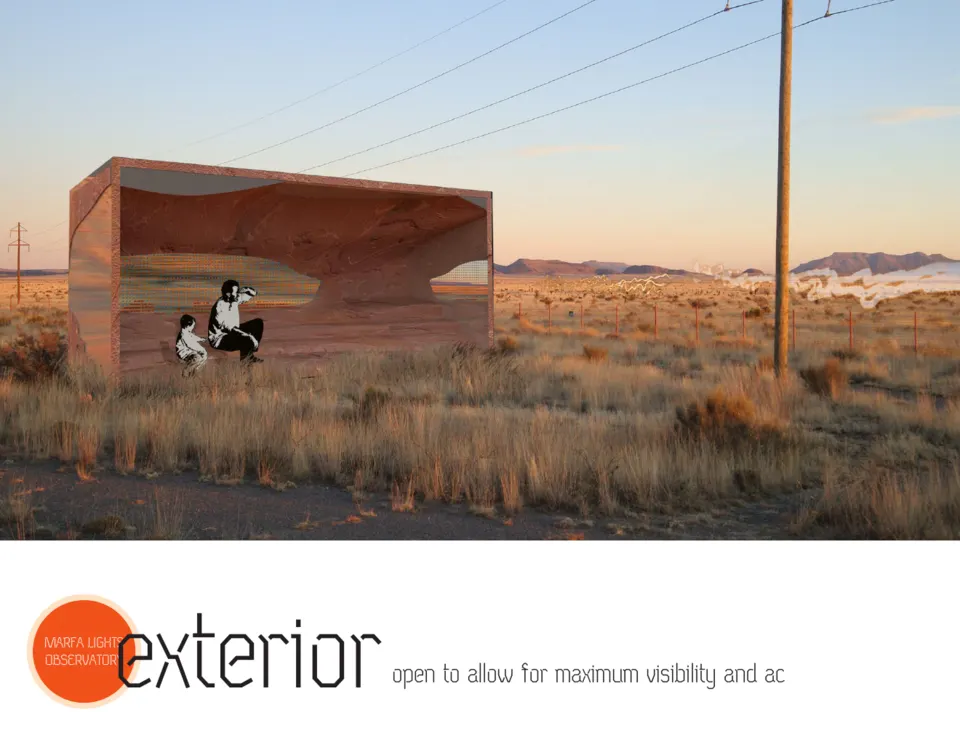 Marfa Lights open exterior