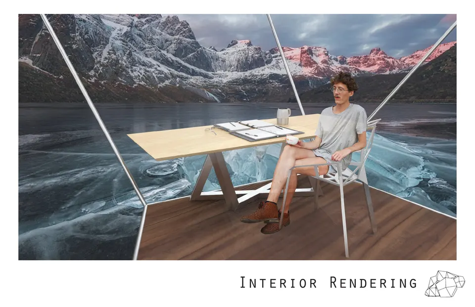 Sno Huset interior rendering