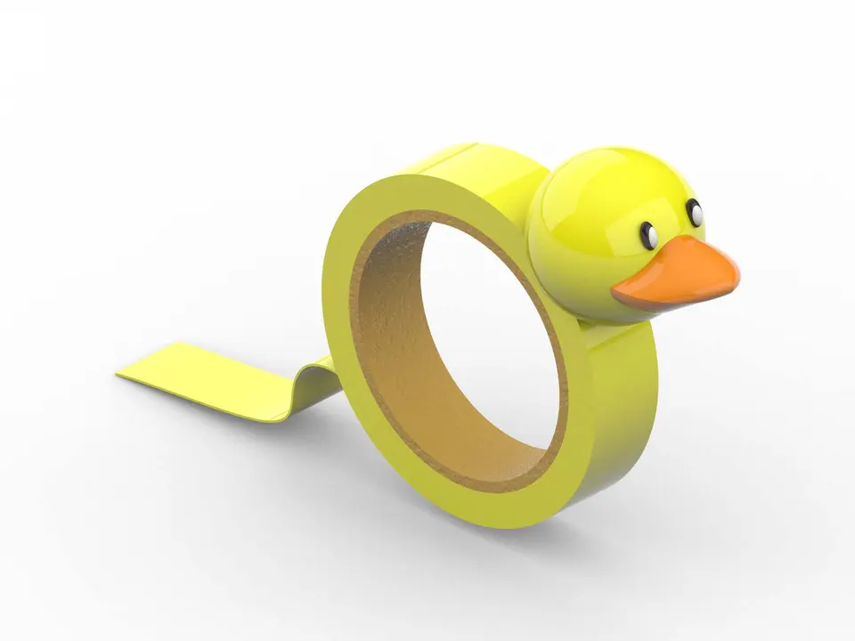 Duck tape dispenser