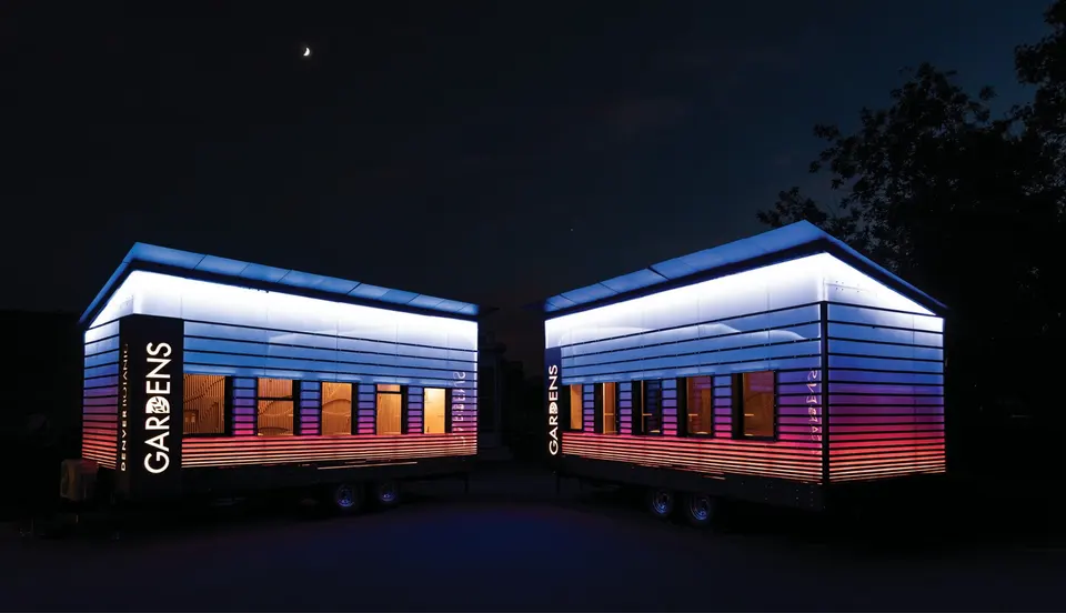Illuminated ticket centers