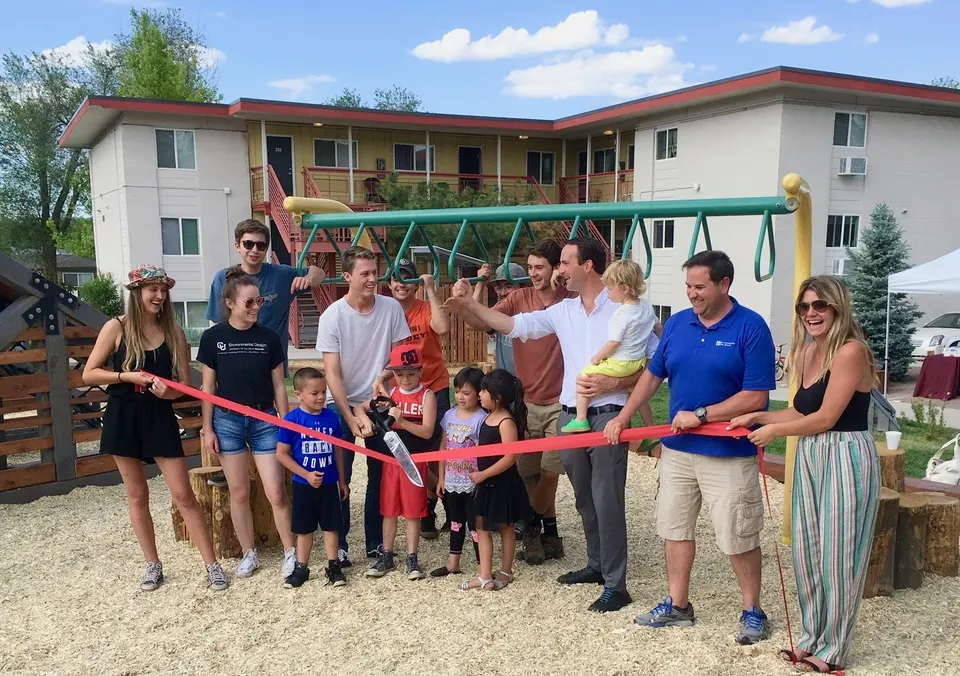 Community ribbon cutting