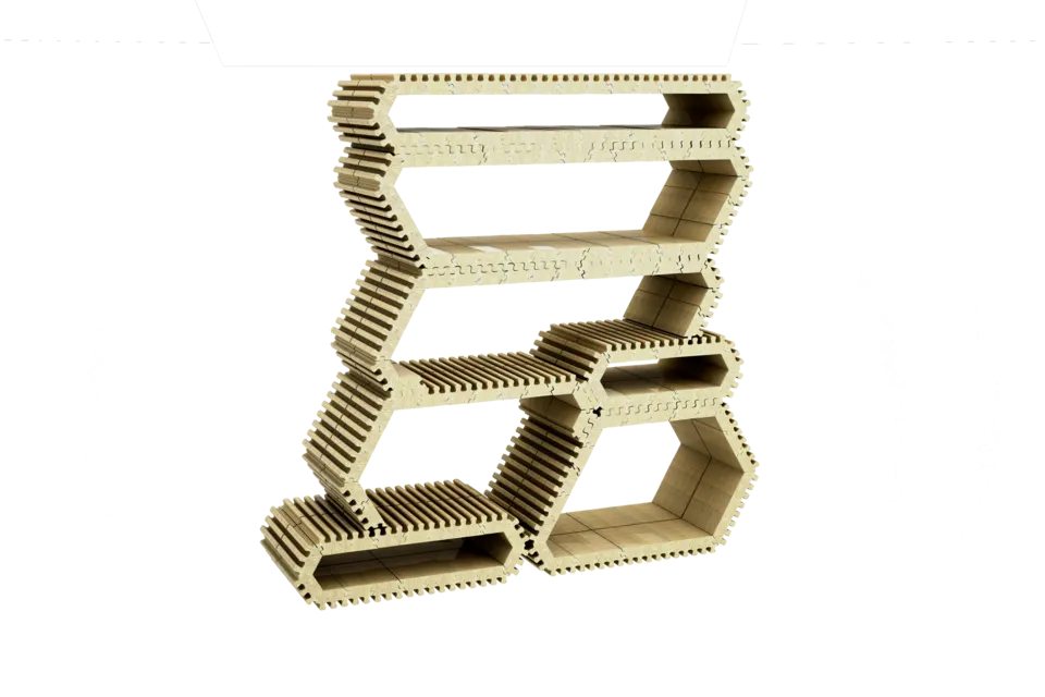 Frank Furniture shelving configuration