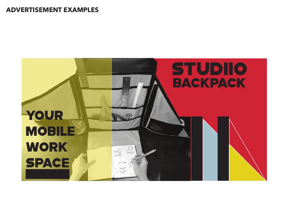 STUDIIO Backpack mobile workspace campaign