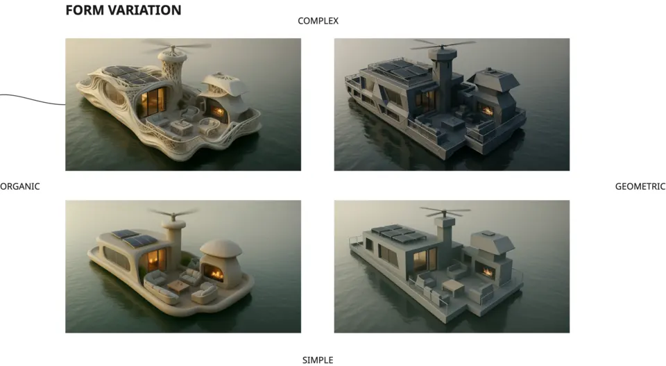 Yacht form variations