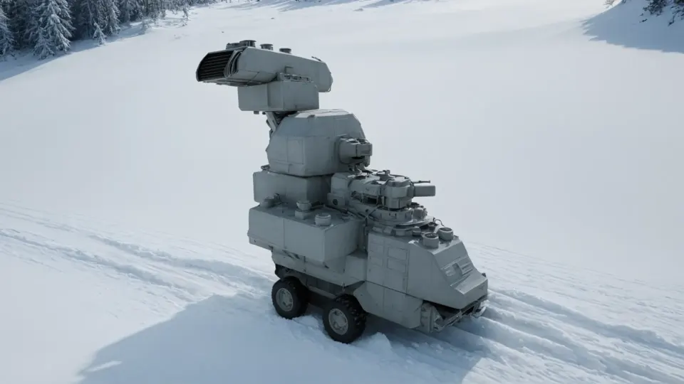Initial snow vehicle rendering