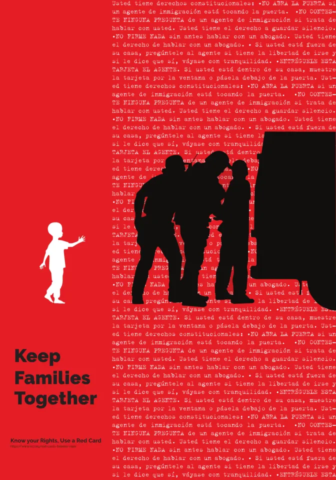 Family unity rights poster