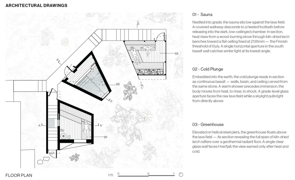 Site and floor plan