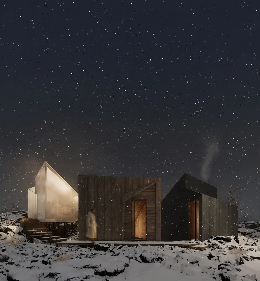 Night exterior perspective