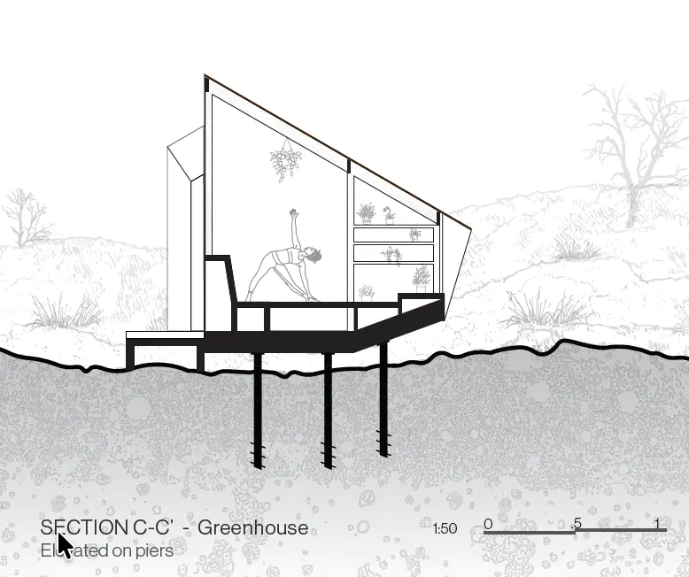 Greenhouse section