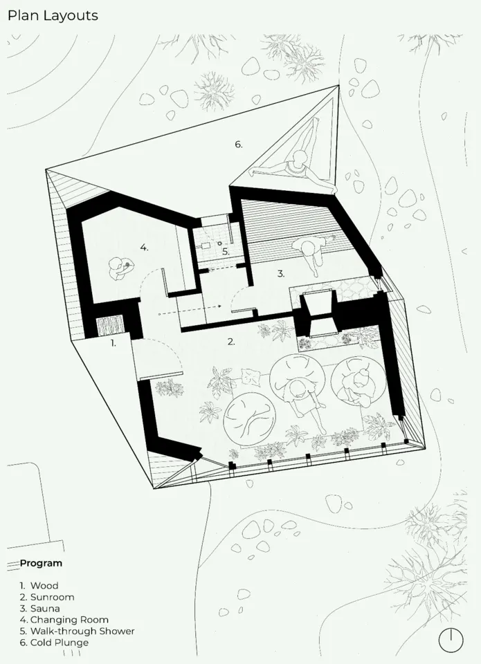 Site and floor plan