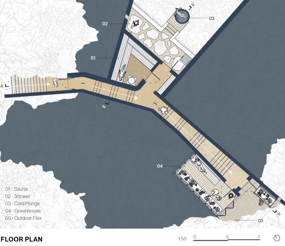 Site and floor plan