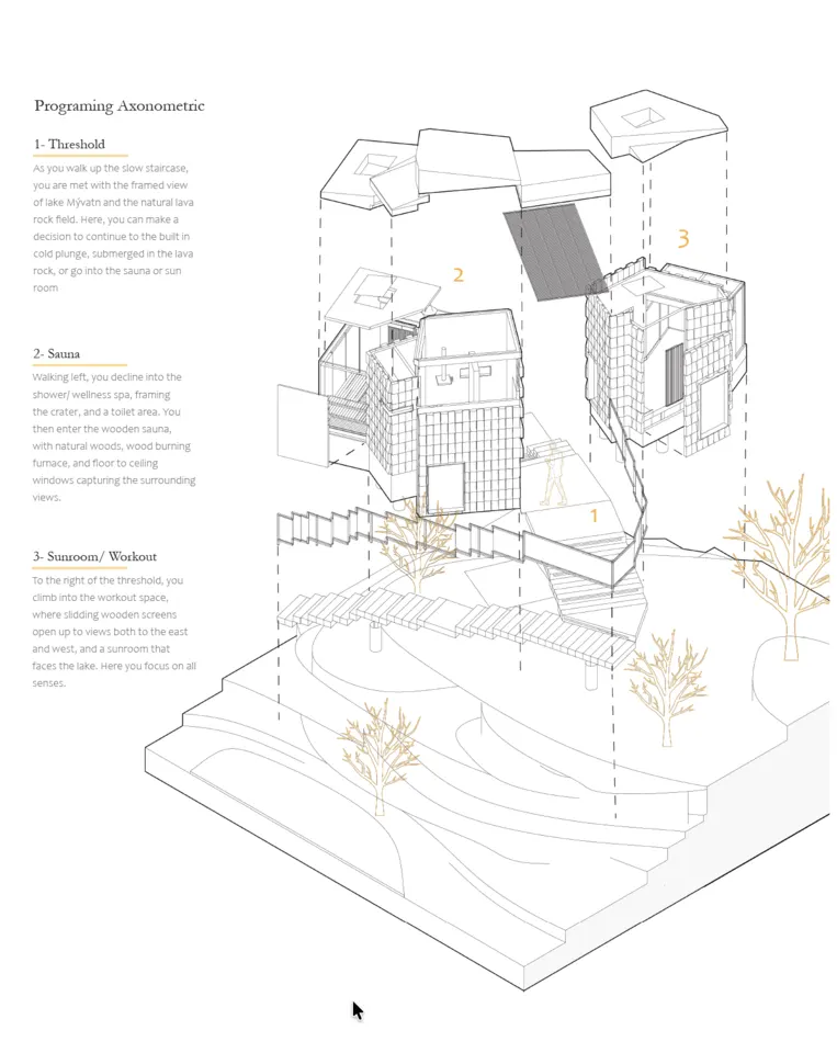 Exploded spatial assembly