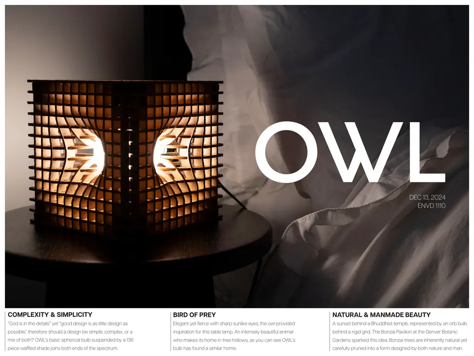 OWL concept and final design
