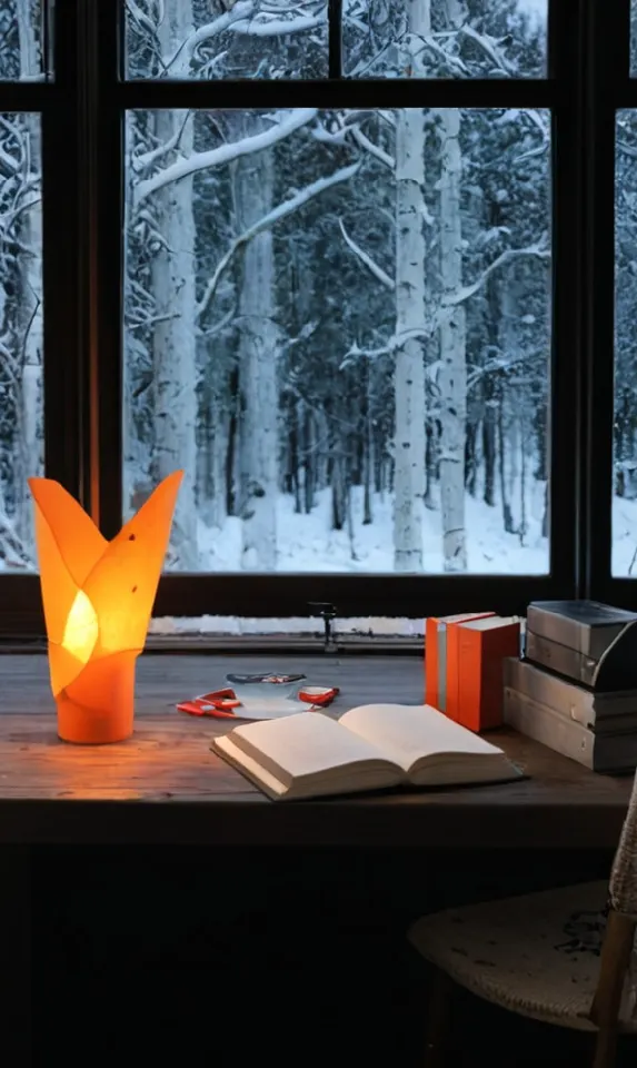 Ember finished luminaire