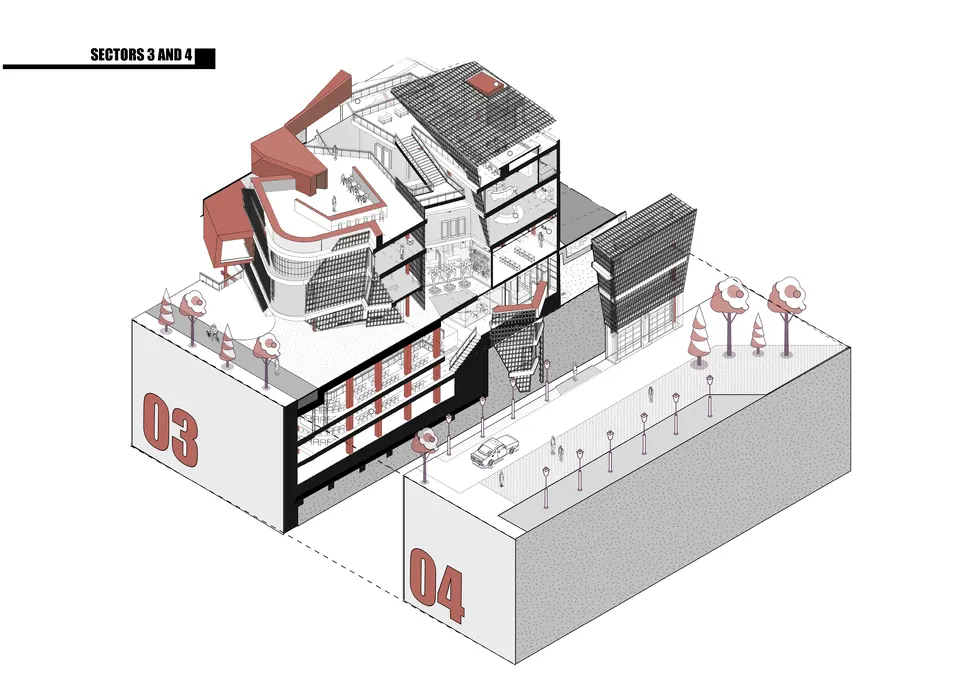 Upper level floor plan