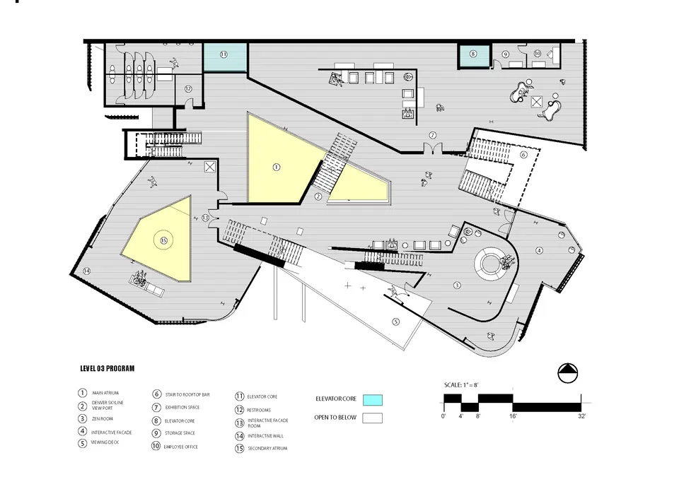 Roof and program plan