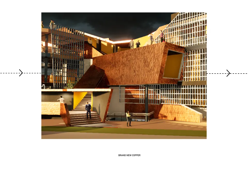Interactive facade assembly