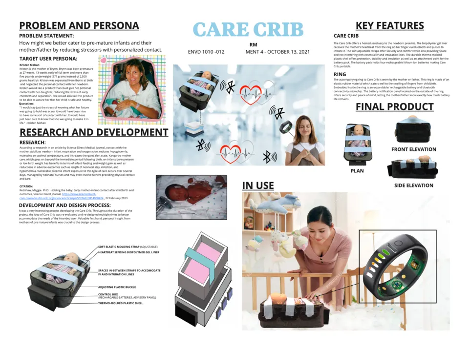 Care Crib user research and design proposal