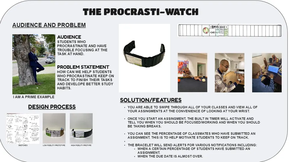 Procrasti-Watch design proposal