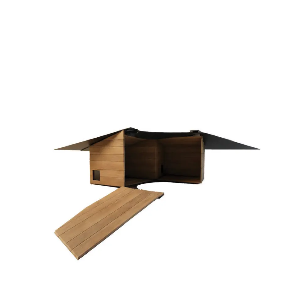 Bat pavilion components