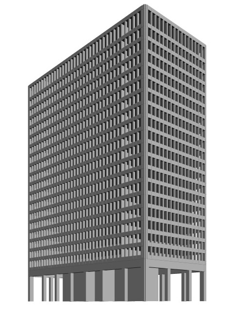 Existing office shell