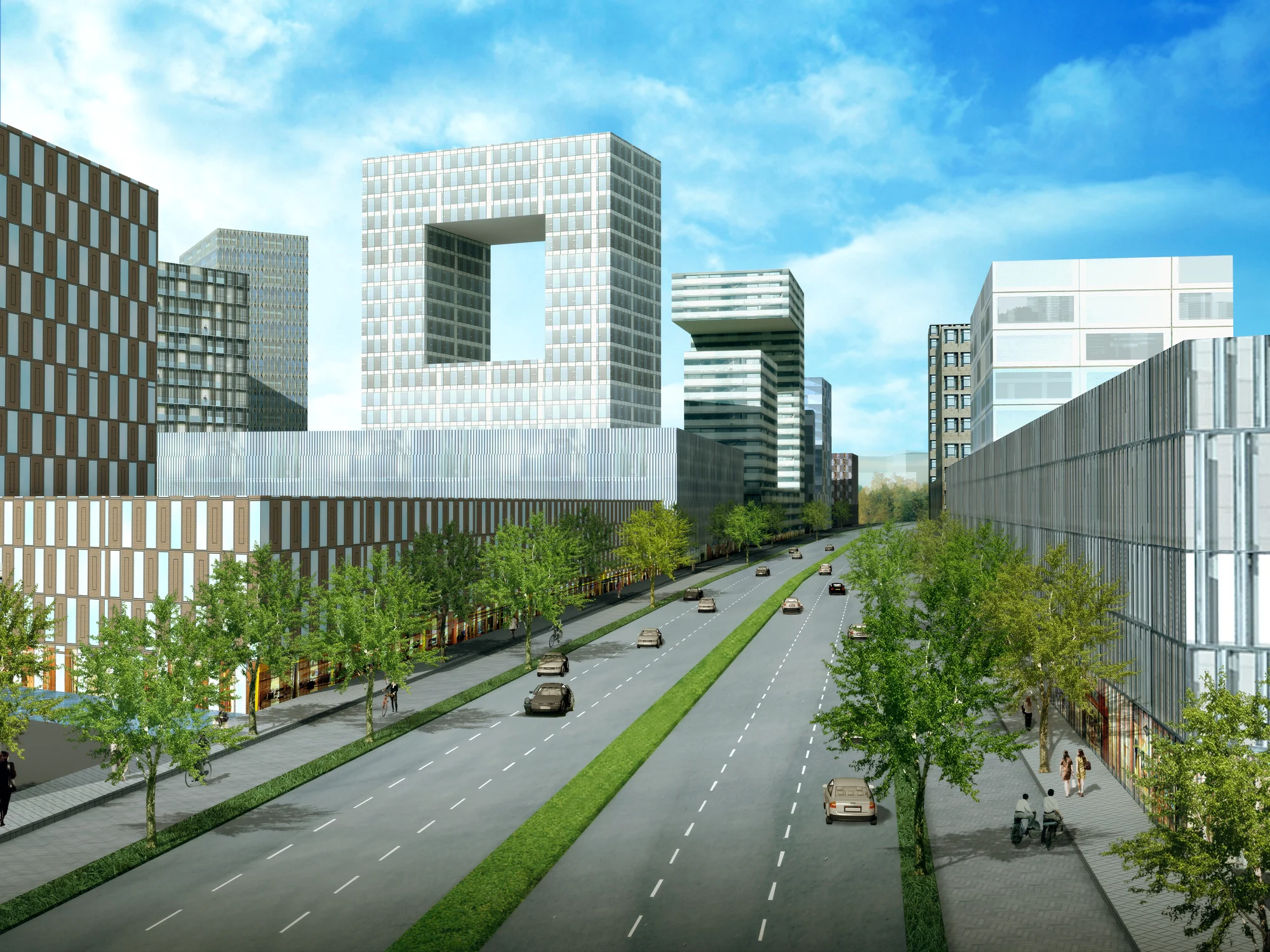 Boulevard street view