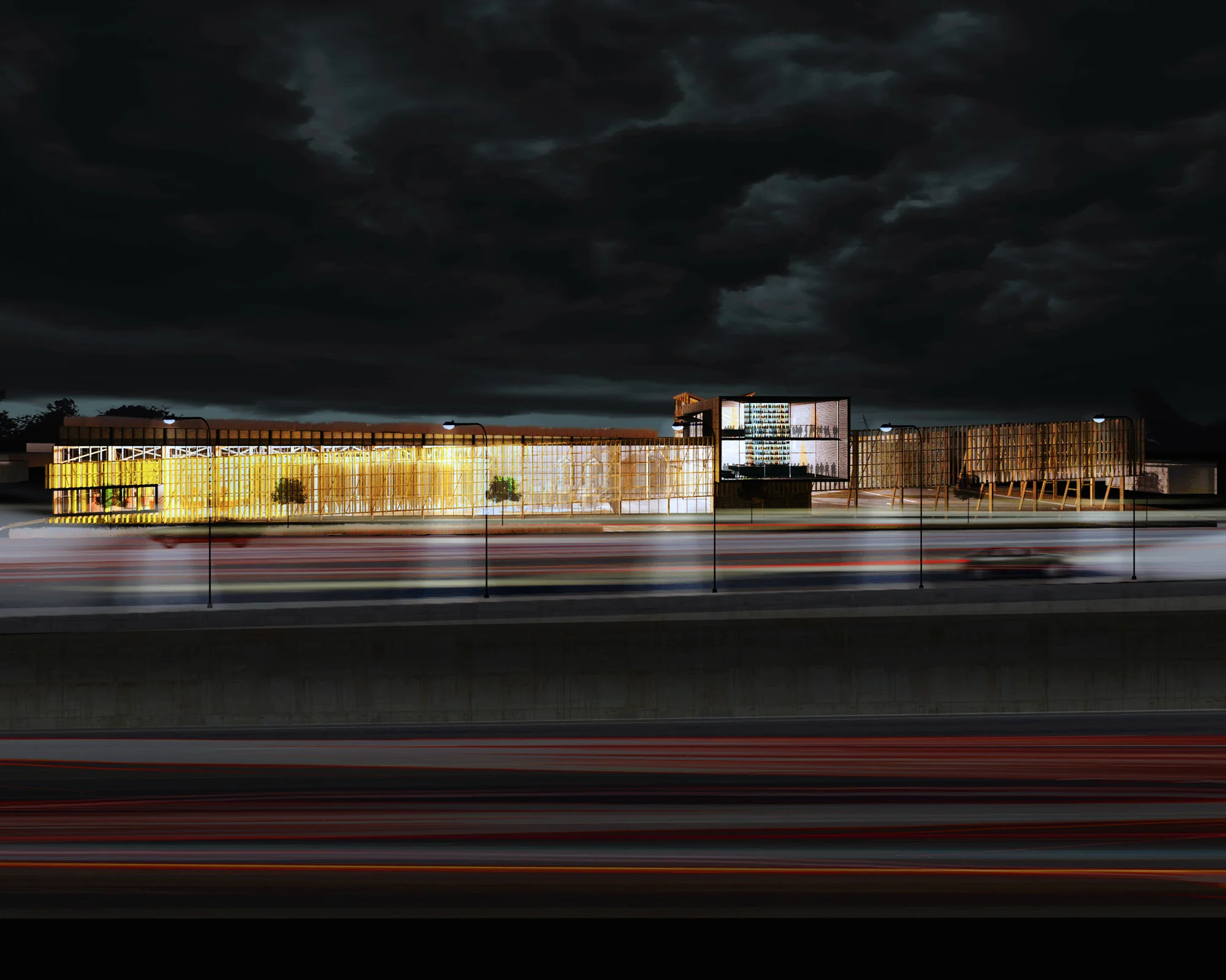 Night exterior
